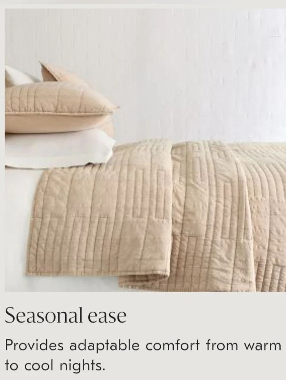 NEW!!! WEST ELM Parks Washed Cotton Quilt, King/California King,